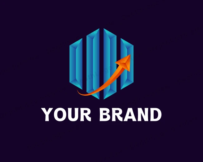 Finance Graph Statistics logo template for Your Brand