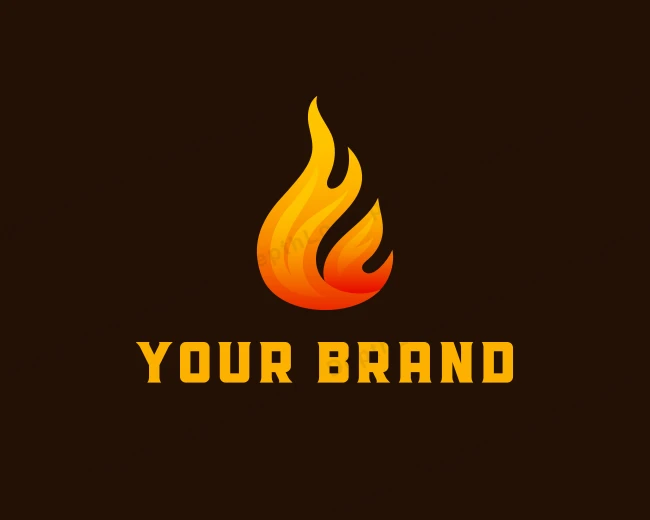Fire Flame Heat logo template for Your Brand
