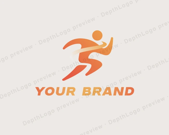 Fitness Running Training logo template for Your Brand