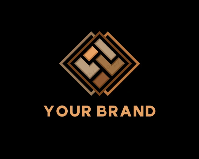 Floor Tiling Layer logo template for Your Brand