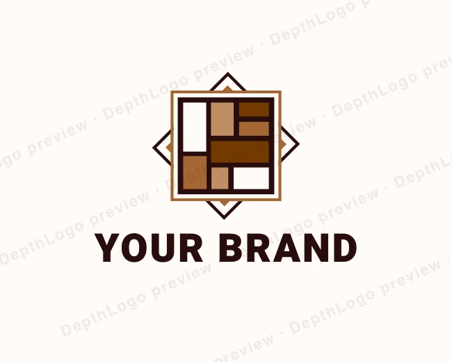 Flooring Tile Tiling logo template for Your Brand