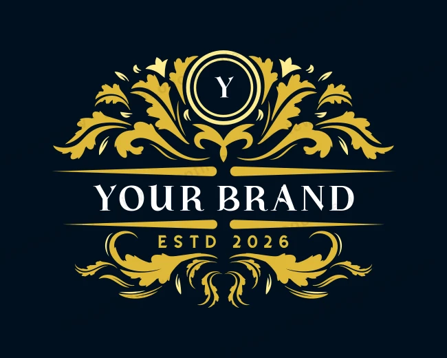 Floral Luxury Event logo template for Your Brand