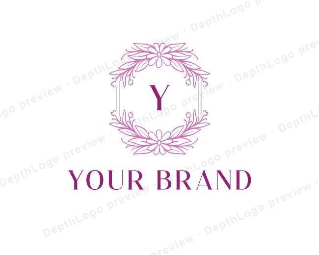 Flower Floral Garden logo template for Your Brand