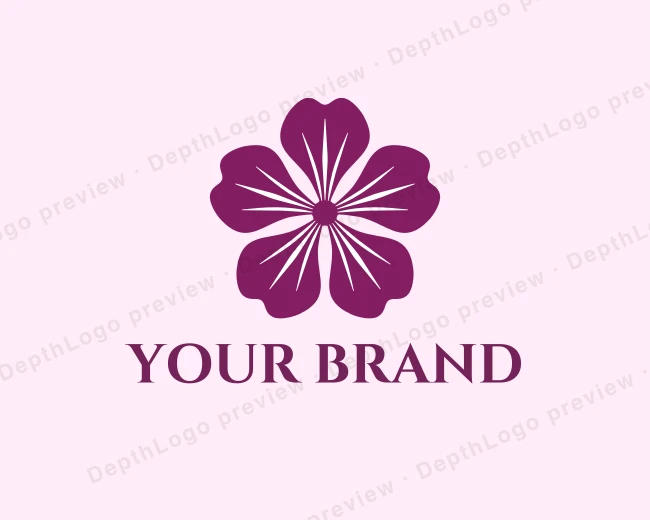 Flower Plant Blossom logo template for Your Brand