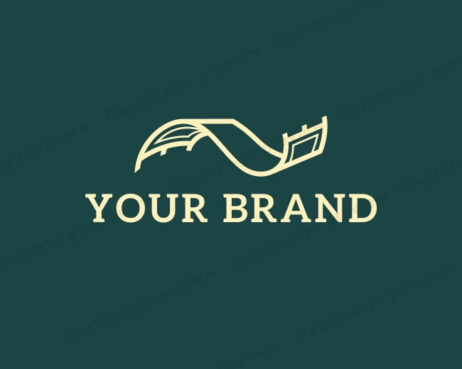 Flying Carpet Fabric logo template for Your Brand