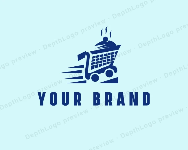 Food Market Delivery logo template for Your Brand