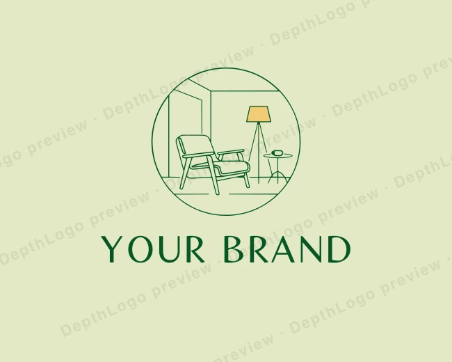 Furniture Interior Design logo template for Your Brand