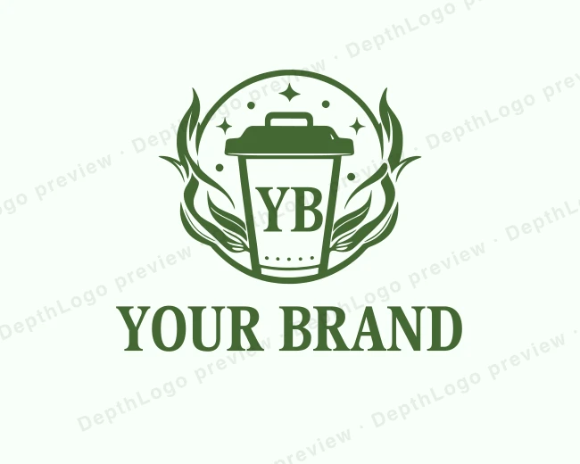 Garbage Trash Recycling logo template for Your Brand