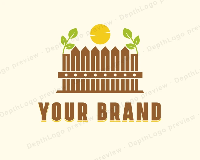 Garden Fence Property logo template for Your Brand