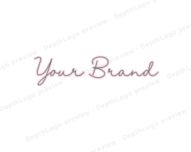 Generic Feminine Signature logo template for Your Brand