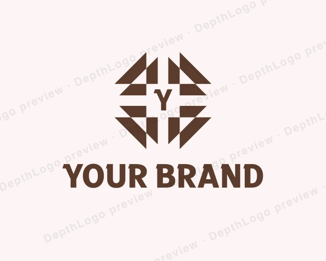 Geometric Consulting Agency logo template for Your Brand