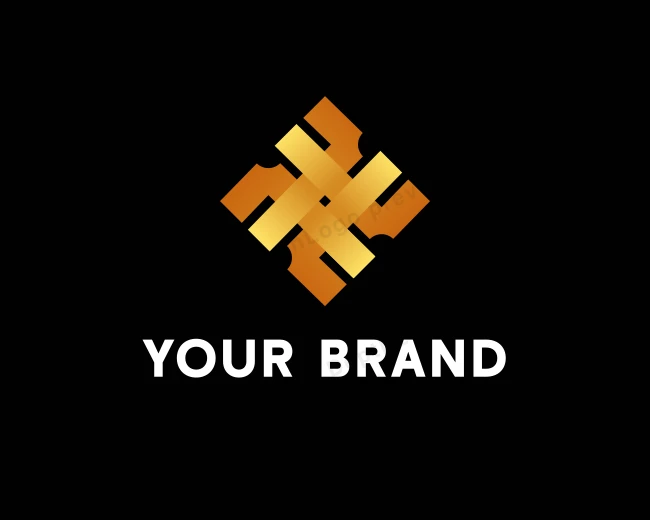 Geometric Creative Agency logo template for Your Brand