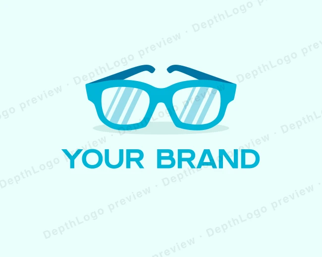 Glasses Optometry Eyewear logo template for Your Brand