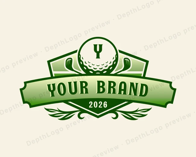 Golf Sports Tournament logo template for Your Brand