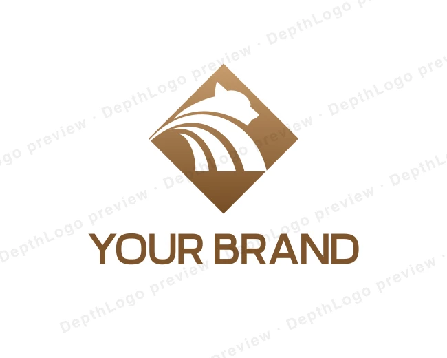 Gradient Diamond Luxury logo template for Your Brand