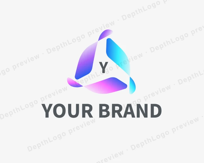 Gradient Tech Motion logo template for Your Brand