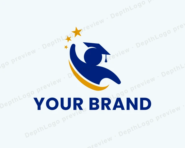 Graduation Scholar Education logo template for Your Brand