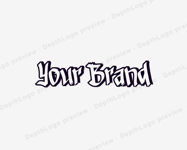 Graffiti Urban Streetwear logo template for Your Brand