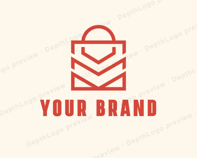 Grocery Shopping Bag logo template for Your Brand