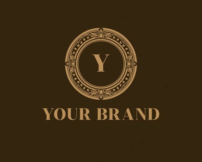 Grunge Decorative Stamp logo template for Your Brand