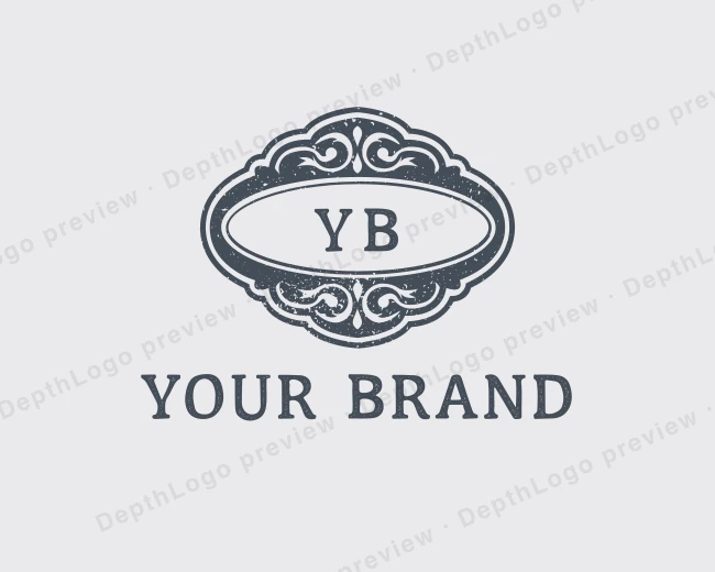 Grunge Heritage Stamp logo template for Your Brand