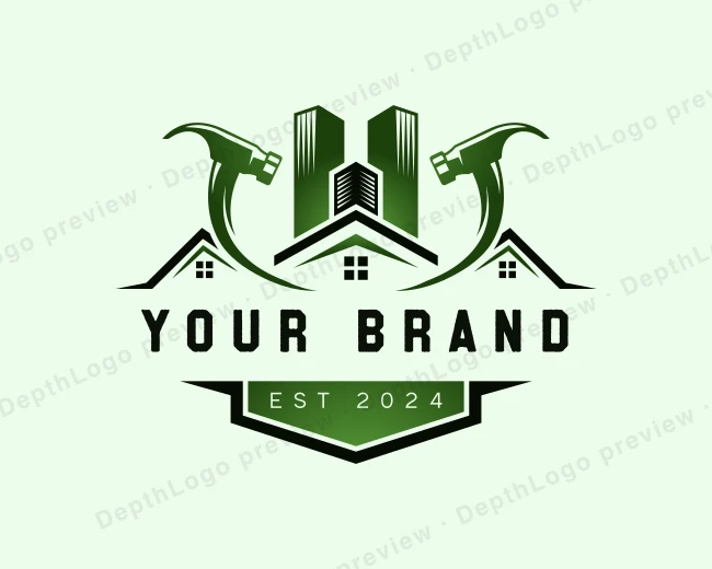 Hammer Tools Construction logo template for Your Brand