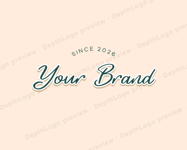 Handwritten Brand Signature logo template for Your Brand