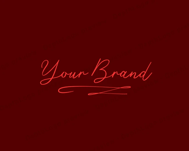 Handwritten Signature Calligraphy logo template for Your Brand