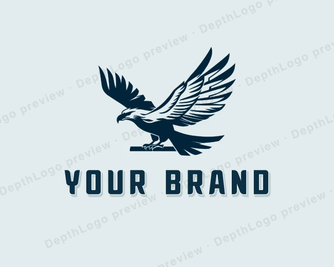 Hawk Military Aviation logo template for Your Brand