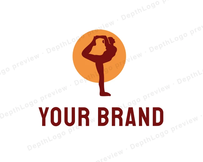 Health Yoga Fitness logo template for Your Brand