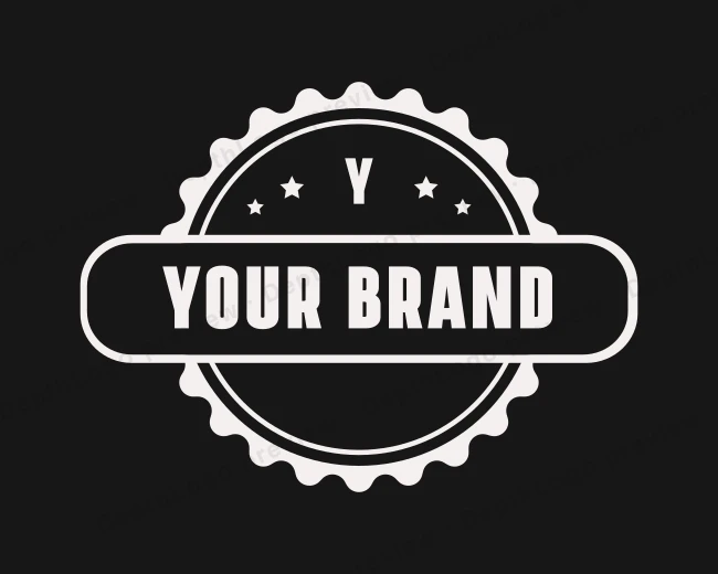 Hipster Retro Star logo template for Your Brand
