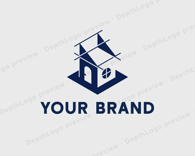Home Architecture Builder logo template for Your Brand