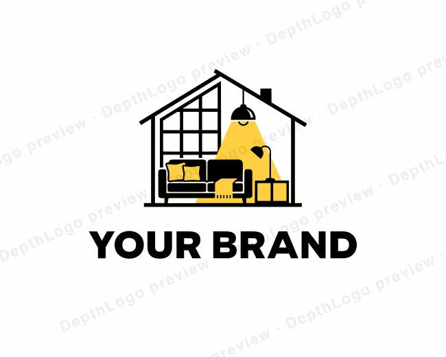 Home Decor Furniture logo template for Your Brand