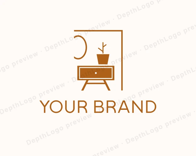 Home Furniture Decor logo template for Your Brand