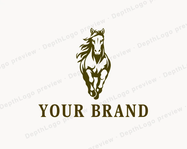 Horse Racing Animal logo template for Your Brand
