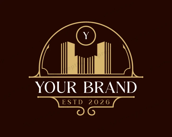 Hotel Building Architecture logo template for Your Brand
