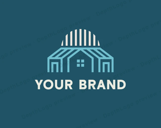 House Architecture Property logo template for Your Brand