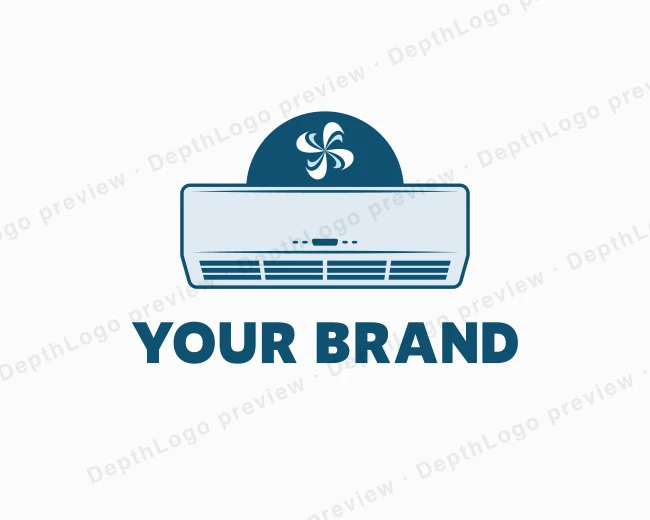 HVAC Air Conditioning logo template for Your Brand