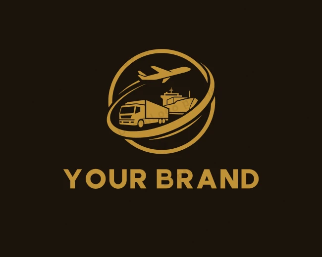 Import Export Logistics logo template for Your Brand