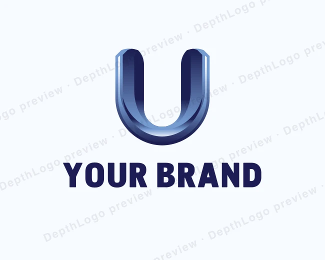 Industrial Company Letter U logo template for Your Brand