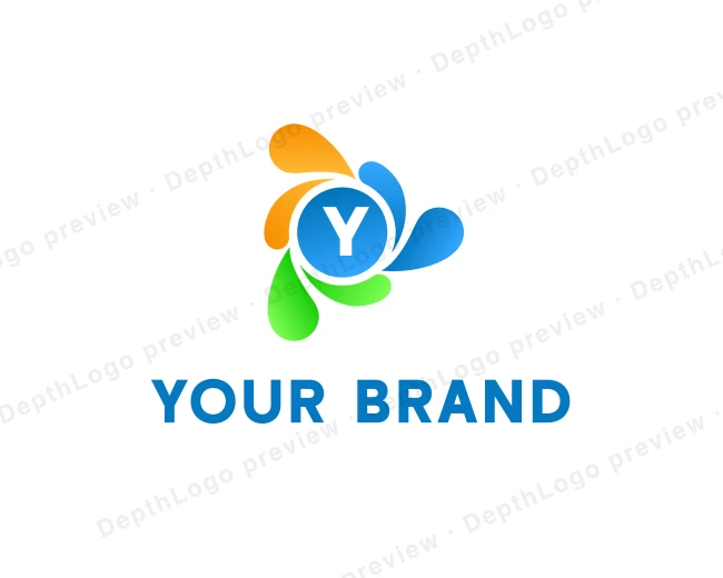 Ink Paint Splash logo template for Your Brand