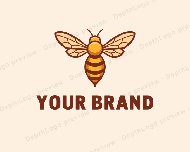Insect Beekeeper Hive logo template for Your Brand