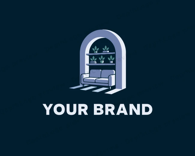 Interior Home Staging logo template for Your Brand