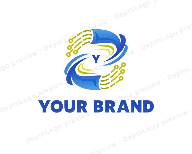 Internet Cable Telecommunication logo template for Your Brand