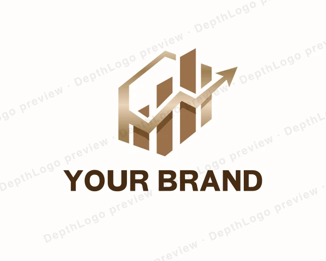 Investment Arrow Trading logo template for Your Brand