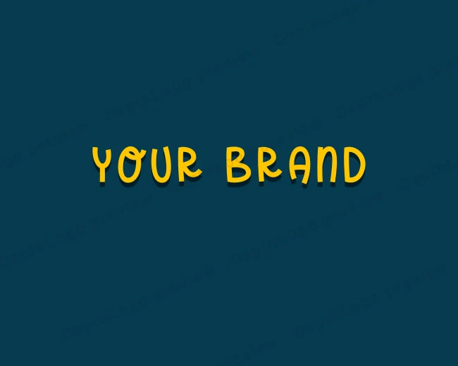 Kiddie Playful Brand logo template for Your Brand
