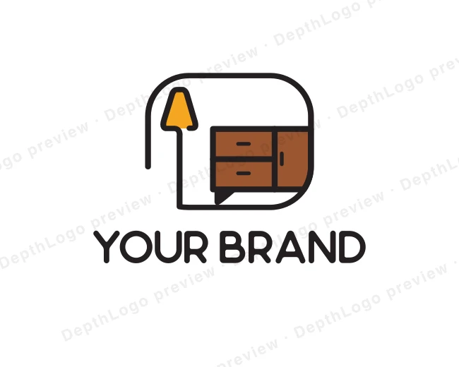 Lamp Furniture Decoration logo template for Your Brand