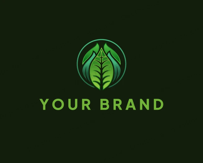 Leaf Environment Plant logo template for Your Brand