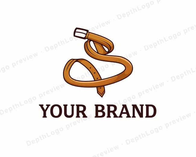 Leather Belt Accessory logo template for Your Brand