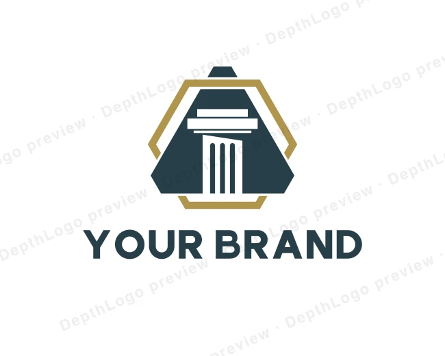 Legal Column Company logo template for Your Brand
